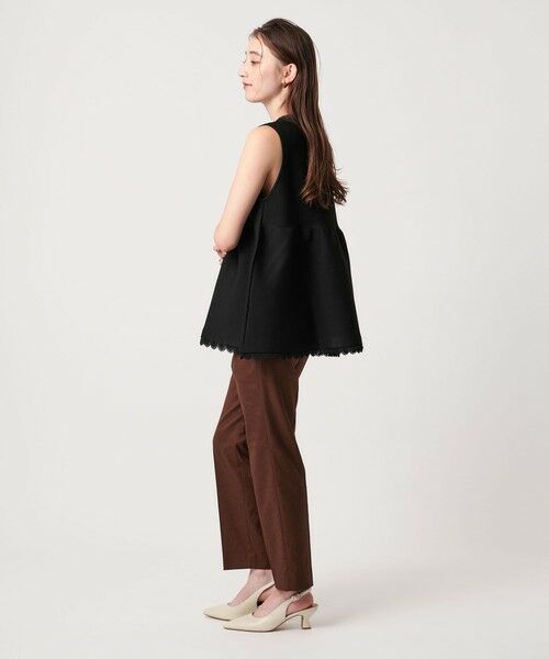 UNITED ARROWS / ユナイテッドアローズ ベスト | レース ペプラム ニットベスト ‐ウォッシャブル‐ | 詳細3