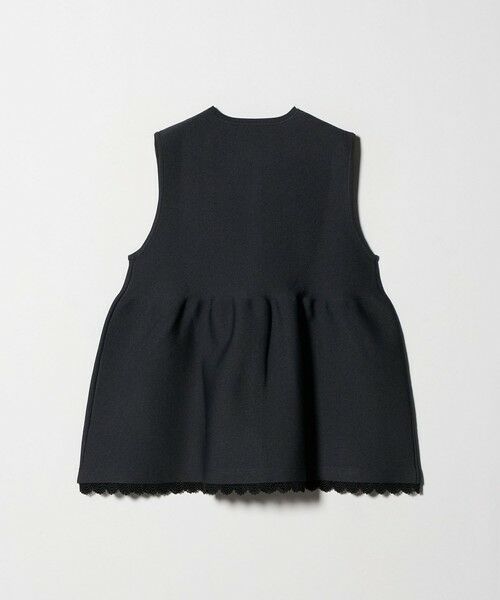 UNITED ARROWS / ユナイテッドアローズ ベスト | レース ペプラム ニットベスト ‐ウォッシャブル‐ | 詳細15