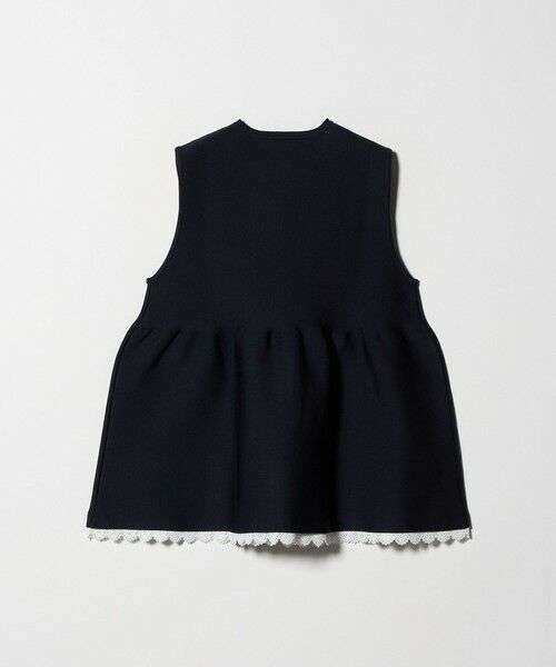 UNITED ARROWS / ユナイテッドアローズ ベスト | レース ペプラム ニットベスト ‐ウォッシャブル‐ | 詳細21