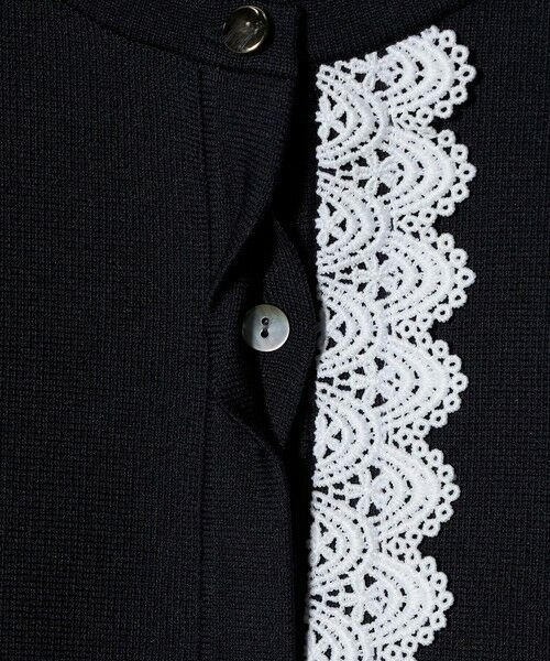 UNITED ARROWS / ユナイテッドアローズ ベスト | レース ペプラム ニットベスト ‐ウォッシャブル‐ | 詳細25