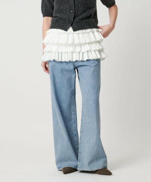 UNITED ARROWS / ユナイテッドアローズ ニット・セーター | ギャザー マルチ ニット -ウォッシャブル- | 詳細3