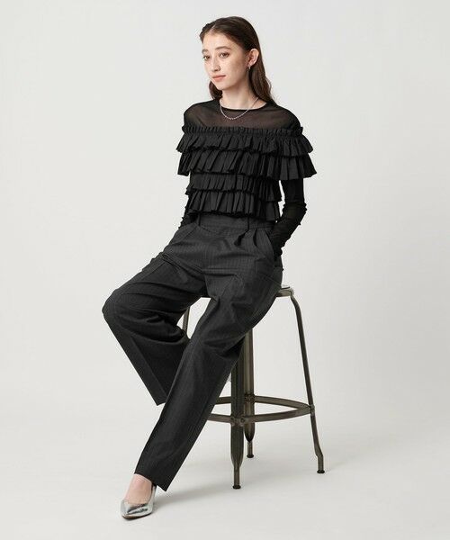 UNITED ARROWS / ユナイテッドアローズ ニット・セーター | ギャザー マルチ ニット -ウォッシャブル- | 詳細10