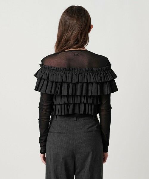 UNITED ARROWS / ユナイテッドアローズ ニット・セーター | ギャザー マルチ ニット -ウォッシャブル- | 詳細13