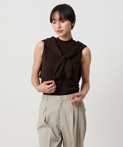 UNITED ARROWS / ユナイテッドアローズ ニット・セーター | ハイネック ノースリーブ ニット ウォッシャブル