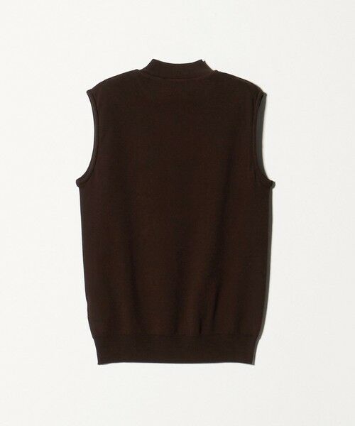 drawerノースリーブニット 紺 Drawer（ドゥロワー）の「＜Drawer（ドゥロワー）＞ 1.5G天竺