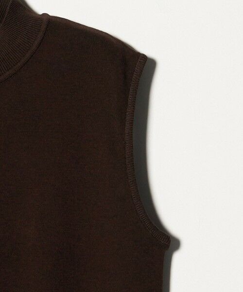 UNITED ARROWS / ユナイテッドアローズ ニット・セーター | ハイネック ノースリーブ ニット ウォッシャブル | 詳細13