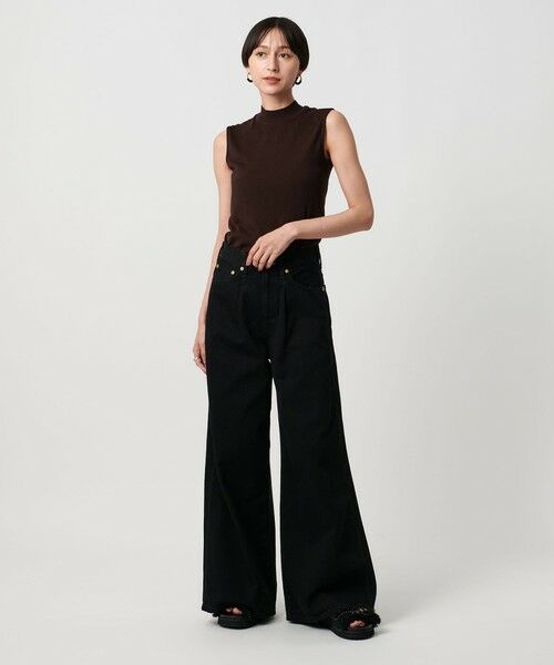 UNITED ARROWS / ユナイテッドアローズ ニット・セーター | ハイネック ノースリーブ ニット ウォッシャブル | 詳細5