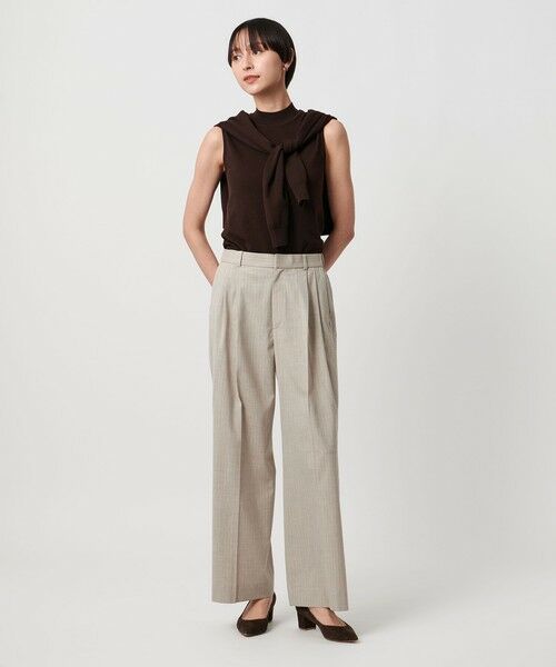 UNITED ARROWS / ユナイテッドアローズ ニット・セーター | ハイネック ノースリーブ ニット ウォッシャブル | 詳細6