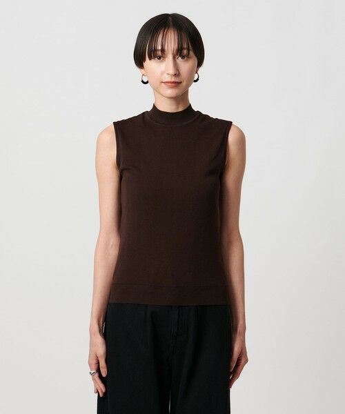 UNITED ARROWS / ユナイテッドアローズ ニット・セーター | ハイネック ノースリーブ ニット ウォッシャブル | 詳細7