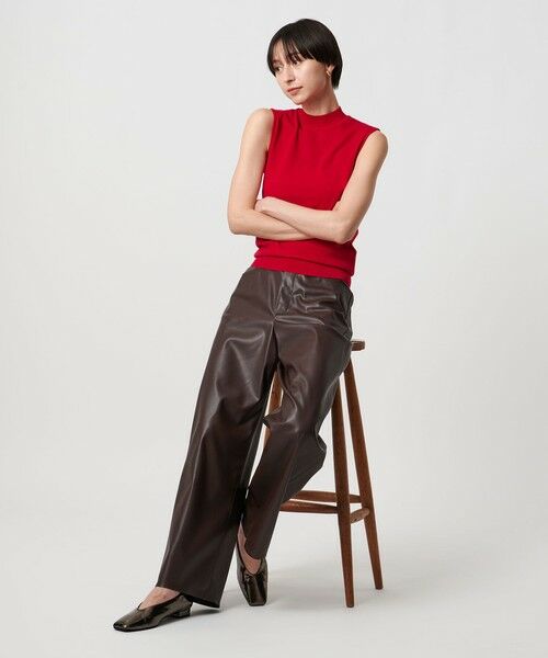 UNITED ARROWS / ユナイテッドアローズ ニット・セーター | ハイネック ノースリーブ ニット ウォッシャブル | 詳細18