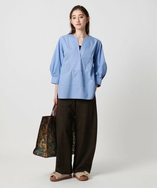 UNITED ARROWS / ユナイテッドアローズ シャツ・ブラウス | オックス コンビ シャツ ブラウス ‐ウォッシャブル‐ | 詳細13