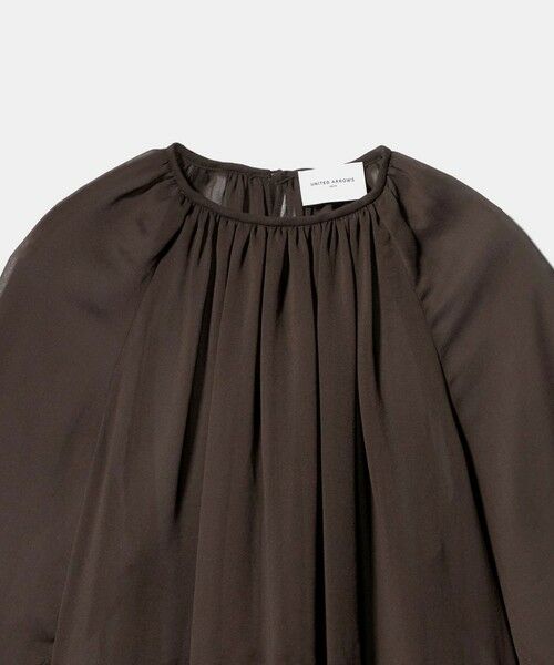 UNITED ARROWS / ユナイテッドアローズ シャツ・ブラウス | シアー イレギュラー フリル ブラウス -ウォッシャブル- | 詳細10