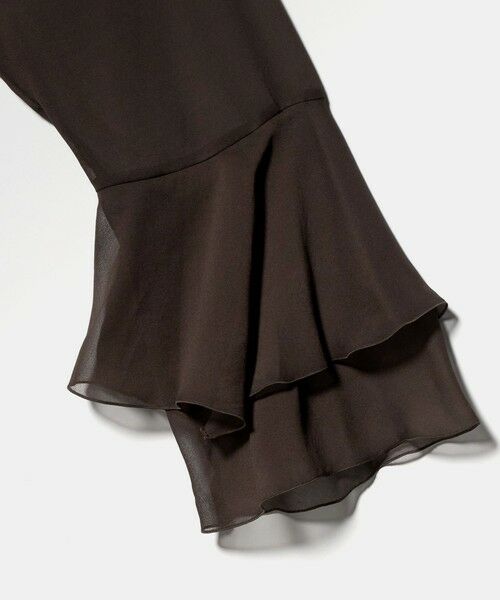 UNITED ARROWS / ユナイテッドアローズ シャツ・ブラウス | シアー イレギュラー フリル ブラウス -ウォッシャブル- | 詳細11