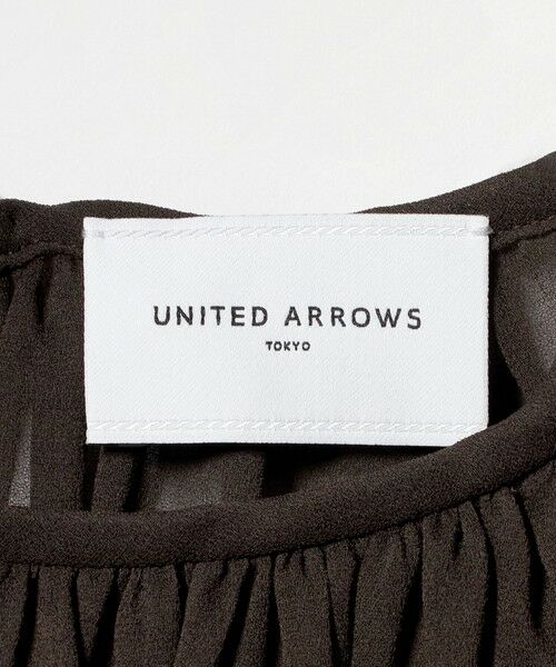 UNITED ARROWS / ユナイテッドアローズ シャツ・ブラウス | シアー イレギュラー フリル ブラウス -ウォッシャブル- | 詳細15