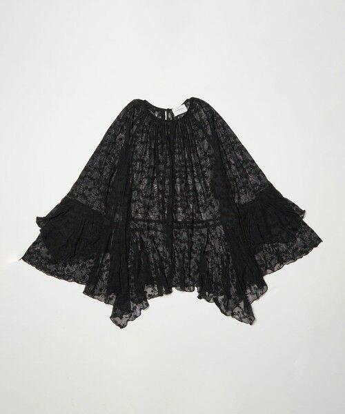 UNITED ARROWS / ユナイテッドアローズ シャツ・ブラウス | レース イレギュラー フリル ブラウス | 詳細14