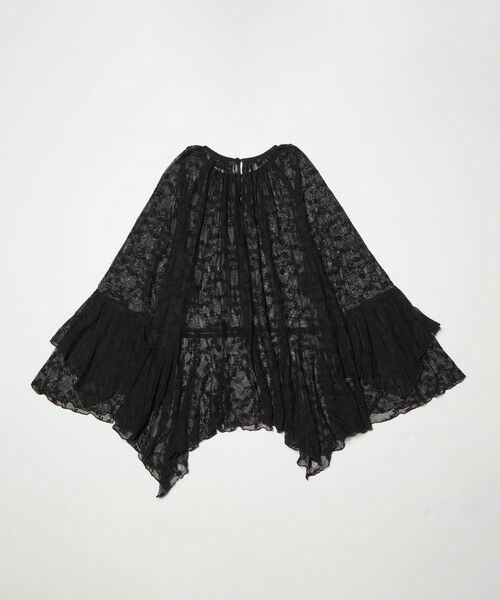 UNITED ARROWS / ユナイテッドアローズ シャツ・ブラウス | レース イレギュラー フリル ブラウス | 詳細15