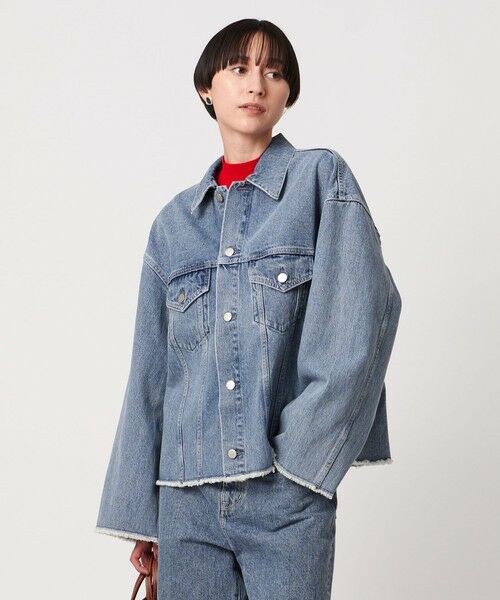 UNITED ARROWS/ユナイテッドアローズ カットオフ デニムジャケット COBALT M(38) UNITED ARROWS/ユナイテッドアローズ カットオフ デニムジャケット COBALT M(38)