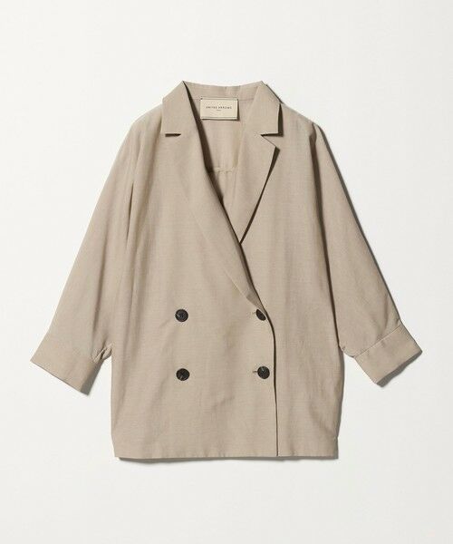 UNITED ARROWS / ユナイテッドアローズ テーラードジャケット | シアー ドルマン ブラウス ジャケット ウォッシャブル | 詳細6