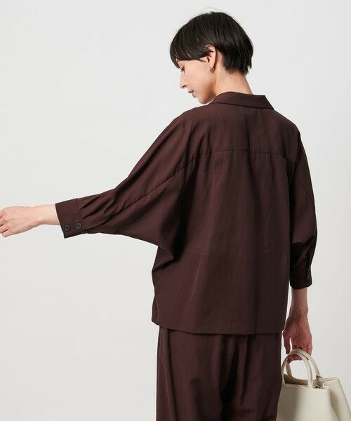 UNITED ARROWS / ユナイテッドアローズ テーラードジャケット | シアー ドルマン ブラウス ジャケット ウォッシャブル | 詳細17