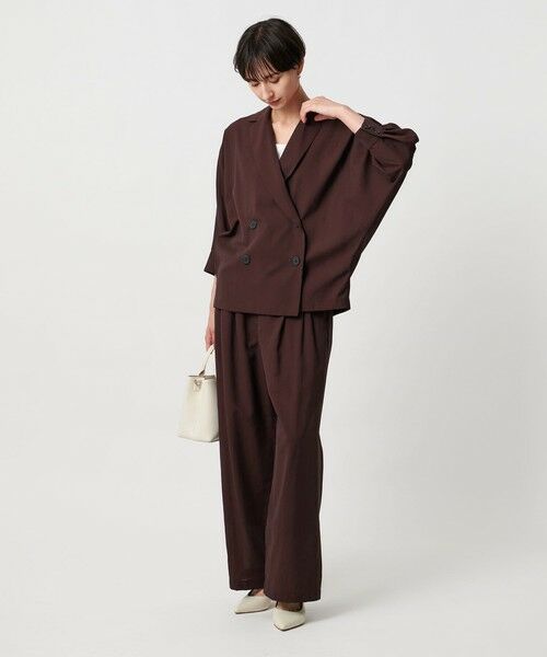 UNITED ARROWS / ユナイテッドアローズ テーラードジャケット | シアー ドルマン ブラウス ジャケット ウォッシャブル | 詳細18