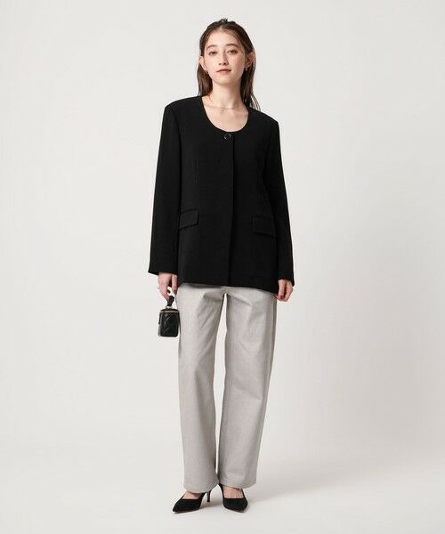 UNITED ARROWS / ユナイテッドアローズ テーラードジャケット | Uネックライン ジャケット | 詳細2