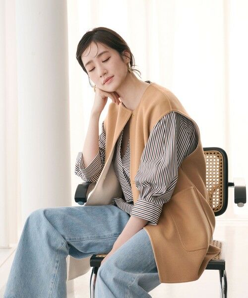 UNITED ARROWS / ユナイテッドアローズ その他アウター | バイカラー リバー ベスト | 詳細6