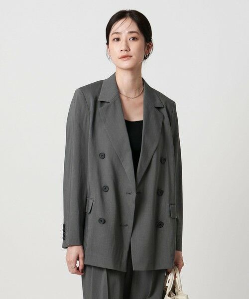 UNITED ARROWS / ユナイテッドアローズ テーラードジャケット | NALYA ピンストライプ ジャケット | 詳細1