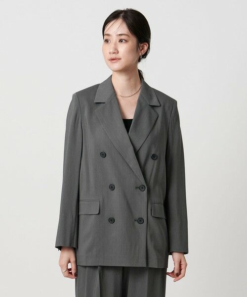 UNITED ARROWS / ユナイテッドアローズ テーラードジャケット | NALYA ピンストライプ ジャケット | 詳細5