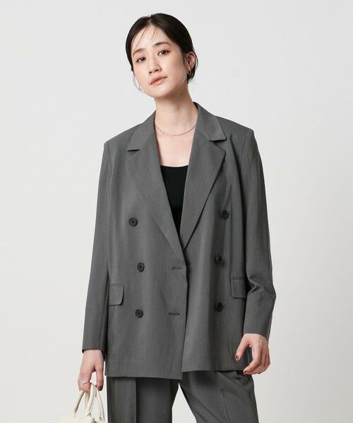 UNITED ARROWS/ユナイテッドアローズ NALYA ピンストライプ ジャケット DK. GRAY M（38）