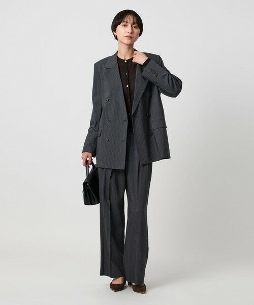 UNITED ARROWS / ユナイテッドアローズ テーラードジャケット | NALYA ピンストライプ ジャケット | 詳細20