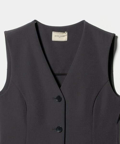 UNITED ARROWS / ユナイテッドアローズ ベスト | ダブルクロス ベスト -ウォッシャブル- | 詳細17