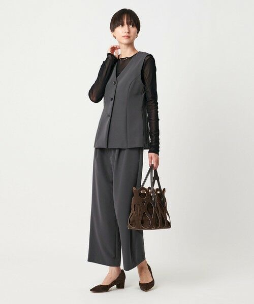 UNITED ARROWS / ユナイテッドアローズ ベスト | ダブルクロス ベスト -ウォッシャブル- | 詳細11