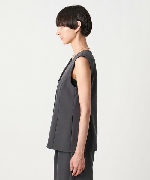 UNITED ARROWS / ユナイテッドアローズ ベスト | ダブルクロス ベスト -ウォッシャブル- | 詳細13