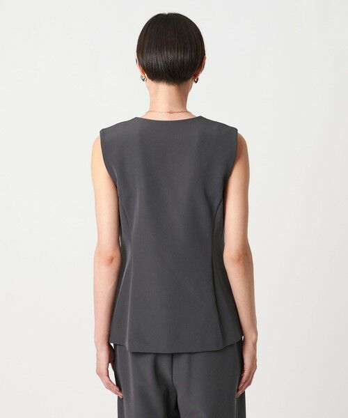 UNITED ARROWS / ユナイテッドアローズ ベスト | ダブルクロス ベスト -ウォッシャブル- | 詳細14