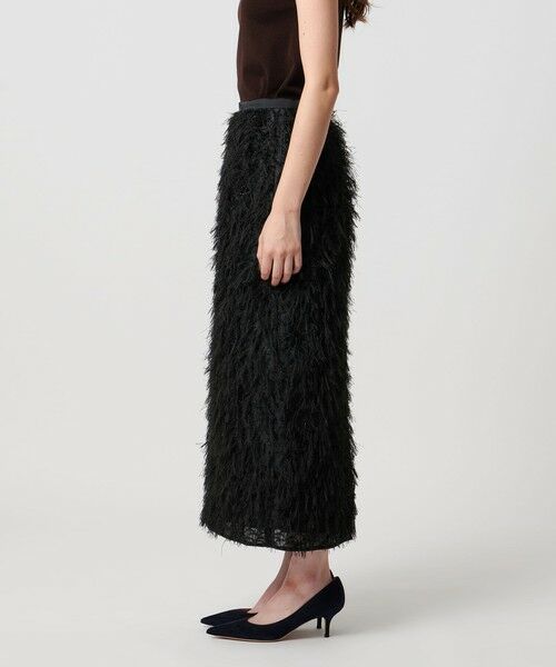 UNITED ARROWS / ユナイテッドアローズ ロング・マキシ丈スカート | ヘアリー ラメ カットジャガード タイト スカート | 詳細5