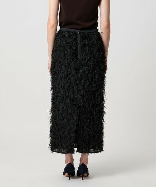 UNITED ARROWS / ユナイテッドアローズ ロング・マキシ丈スカート | ヘアリー ラメ カットジャガード タイト スカート | 詳細6