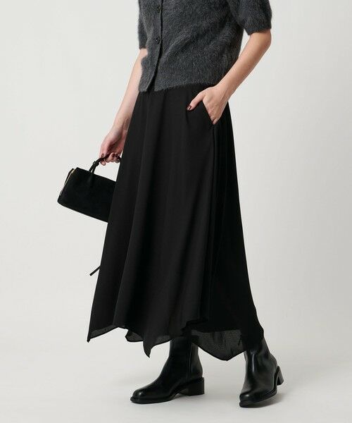 UNITED ARROWS / ユナイテッドアローズ ミニ・ひざ丈スカート | イレギュラー ヘム フレア スカート | 詳細1