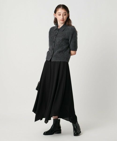 UNITED ARROWS / ユナイテッドアローズ ミニ・ひざ丈スカート | イレギュラー ヘム フレア スカート | 詳細3