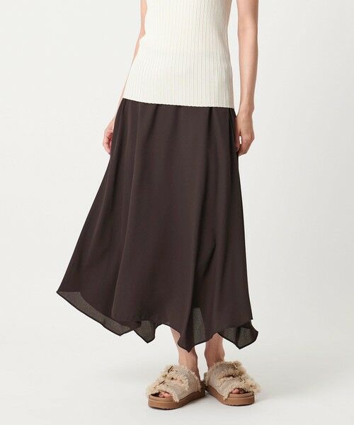 UNITED ARROWS / ユナイテッドアローズ ミニ・ひざ丈スカート | イレギュラー ヘム フレア スカート | 詳細9