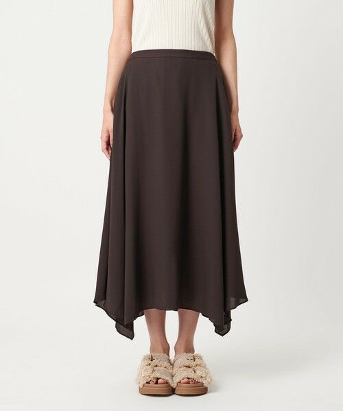 UNITED ARROWS / ユナイテッドアローズ ミニ・ひざ丈スカート | イレギュラー ヘム フレア スカート | 詳細12