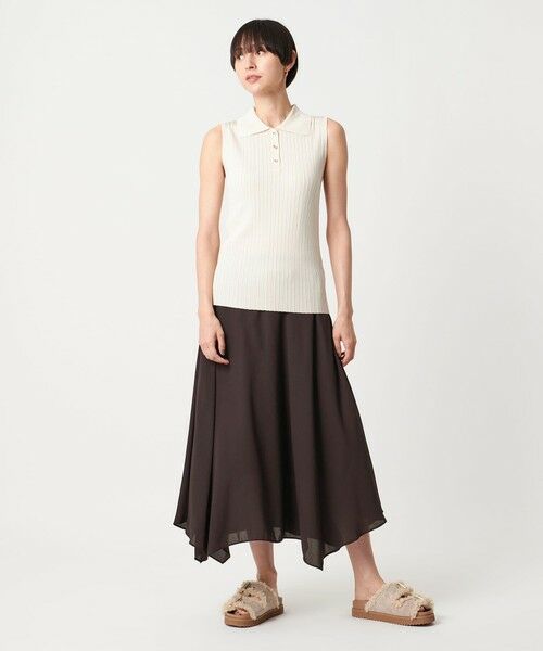 UNITED ARROWS / ユナイテッドアローズ ミニ・ひざ丈スカート | イレギュラー ヘム フレア スカート | 詳細11