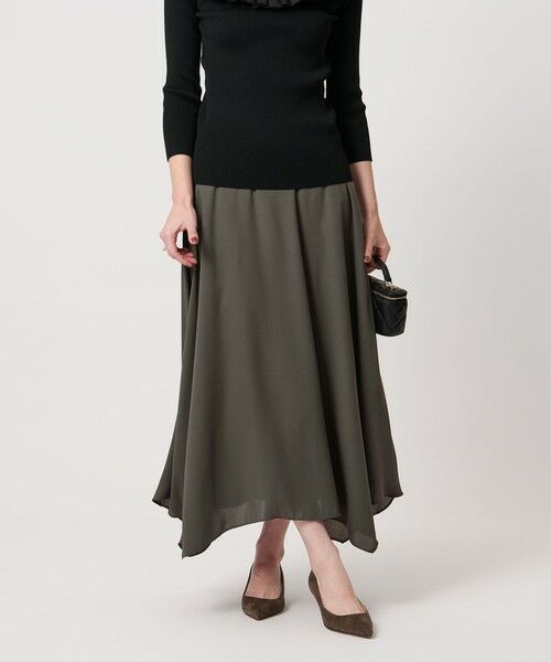 UNITED ARROWS / ユナイテッドアローズ ミニ・ひざ丈スカート | イレギュラー ヘム フレア スカート | 詳細20