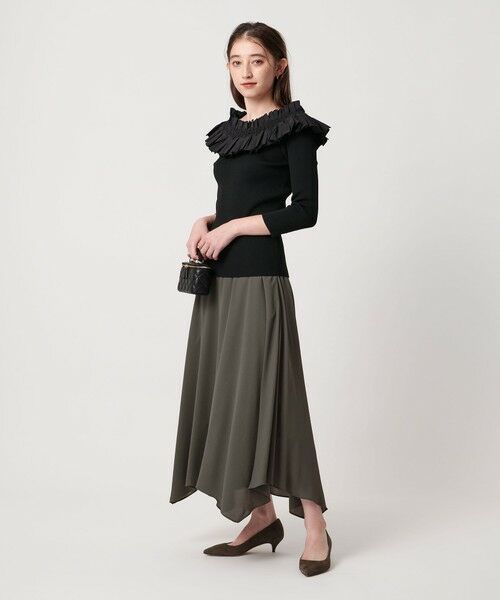 UNITED ARROWS / ユナイテッドアローズ ミニ・ひざ丈スカート | イレギュラー ヘム フレア スカート | 詳細21