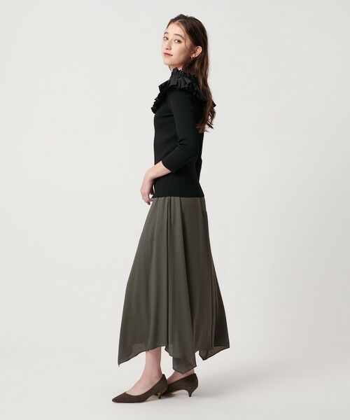 UNITED ARROWS / ユナイテッドアローズ ミニ・ひざ丈スカート | イレギュラー ヘム フレア スカート | 詳細22