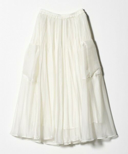 UNITED ARROWS / ユナイテッドアローズ ロング・マキシ丈スカート | シャンブレー オーガンザ ポケット スカート | 詳細4