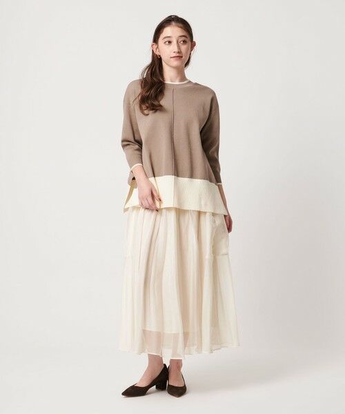 UNITED ARROWS / ユナイテッドアローズ ロング・マキシ丈スカート | シャンブレー オーガンザ ポケット スカート | 詳細3