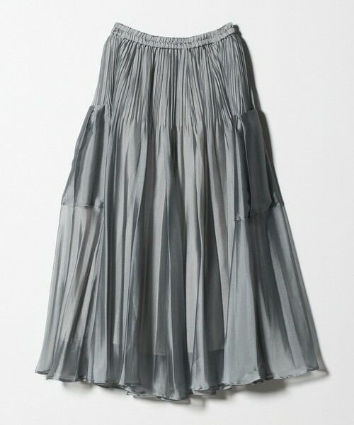 UNITED ARROWS / ユナイテッドアローズ ロング・マキシ丈スカート | シャンブレー オーガンザ ポケット スカート | 詳細11