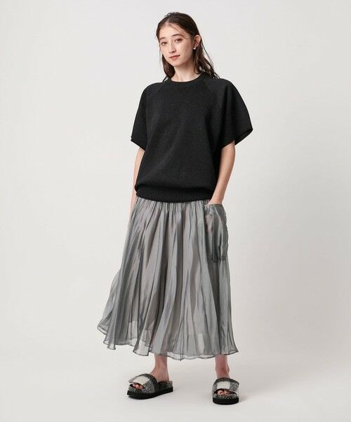 UNITED ARROWS / ユナイテッドアローズ ロング・マキシ丈スカート | シャンブレー オーガンザ ポケット スカート | 詳細9