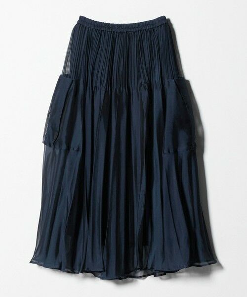 UNITED ARROWS / ユナイテッドアローズ ロング・マキシ丈スカート | シャンブレー オーガンザ ポケット スカート | 詳細20