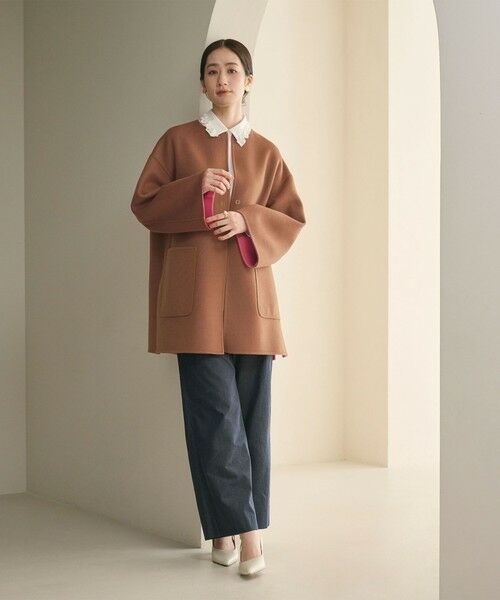 バイカラー リバー ミドルコート （その他アウター）｜UNITED ARROWS